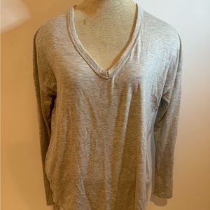 Long Sleeve Gray Shirt Athleta Size Small